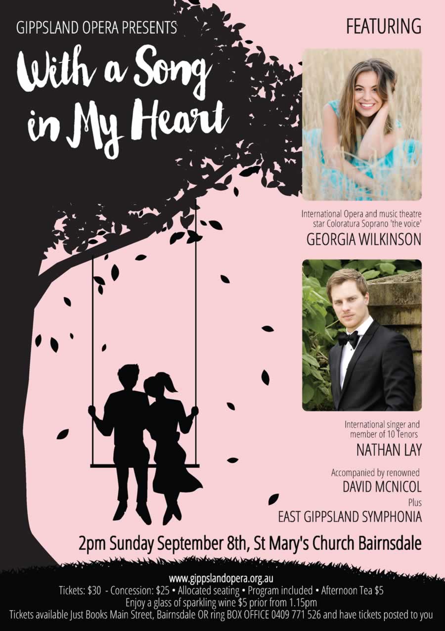 With a song in my heart